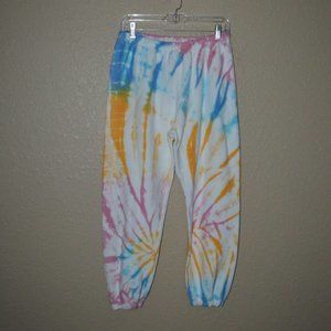 NWT $188 Sz M SPRWMN Tie Dye Cotton Sweatpants